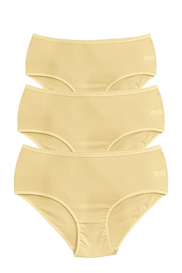 Women's 3 Pieces High Waist Panties