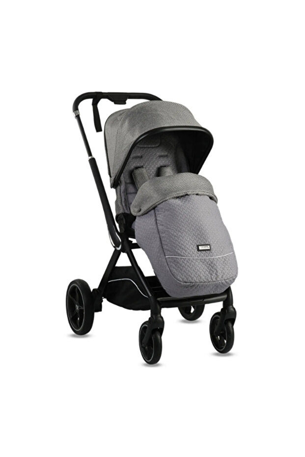 Kobe Çift Yönlü Bebek Arabası Grey - 5