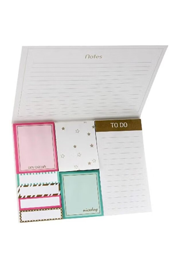 مجموعة ملاحظات ذاتية اللصق، 400 قطعة - متعددة الألوان - 3