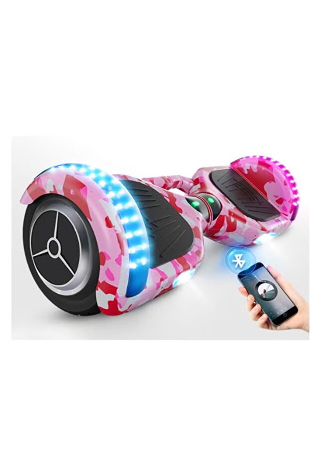 لوح تزلج كهربائي ذاتي التوازن مع حقيبة 65×20 سم - 2