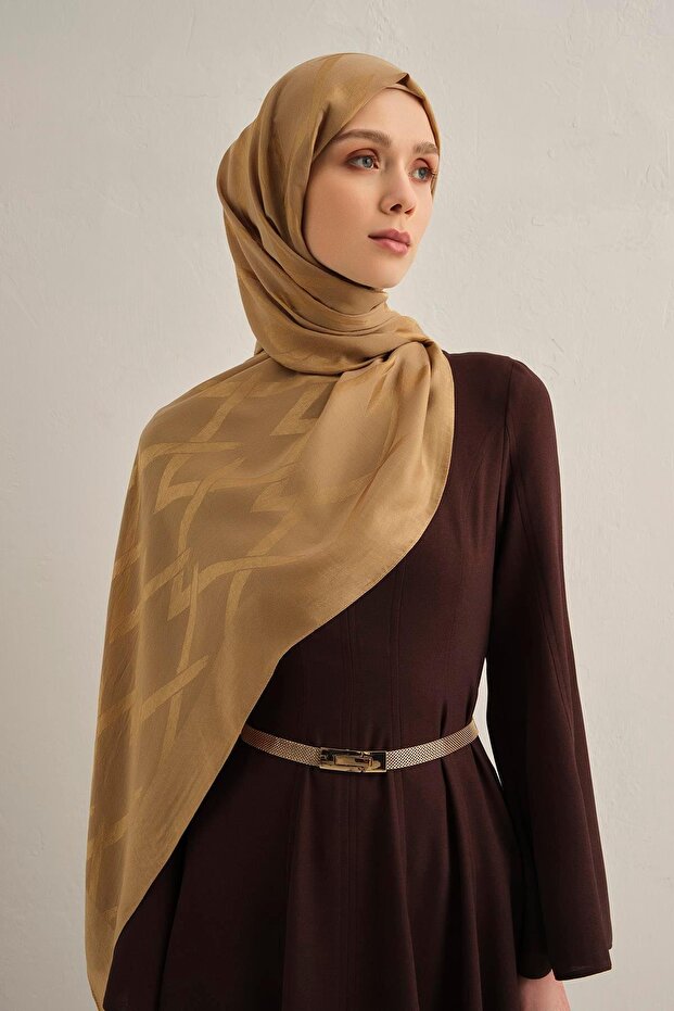 Lyocell Şal - 1 - Camel 70 - 2