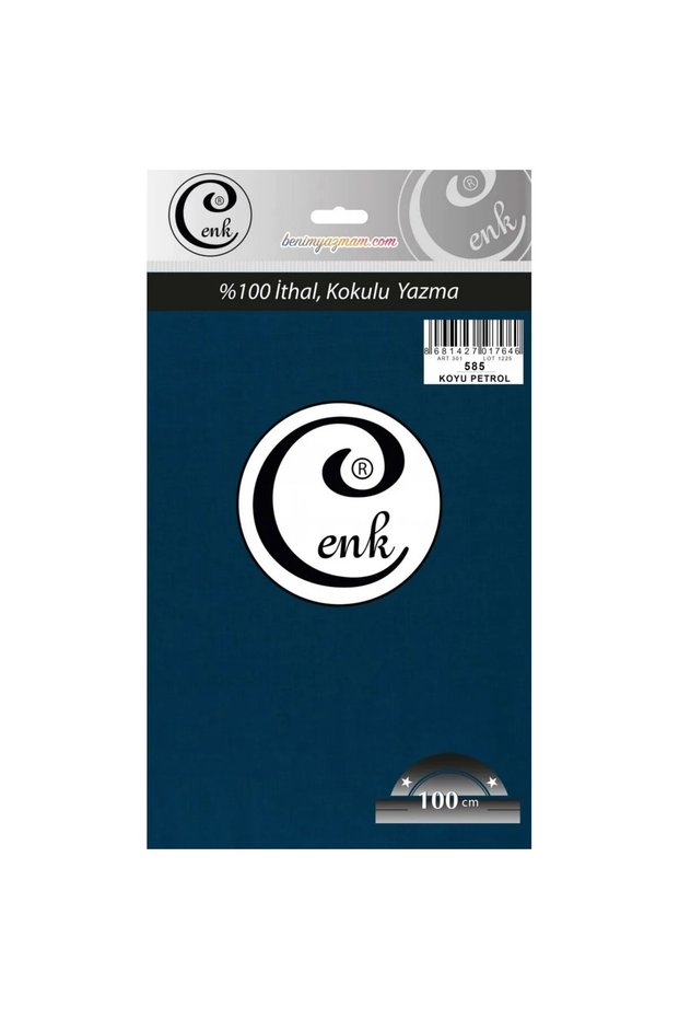 Cenk Write 585 Dark Petroleum Solid Color 100 cm Imported Bag Dark Petroleum Blue