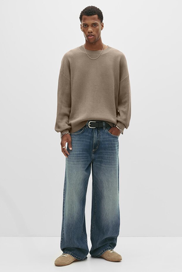 Gofre örgü kazak - 2