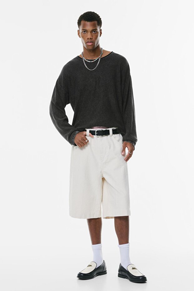 Dikiş Detaylı Kazak - 3