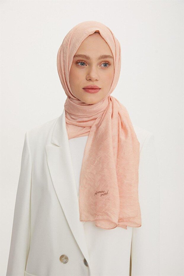 Outlet، شال قطن عضوي - 567 - سلمون