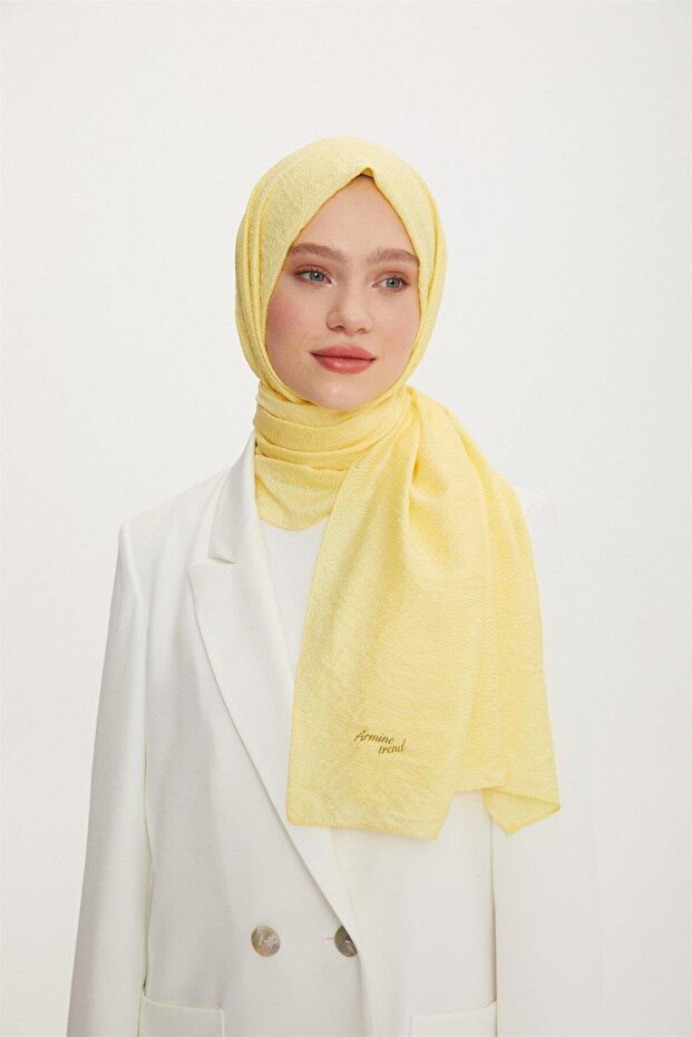 Outlet, Organic Cotton Shawl - 562 - Yellow