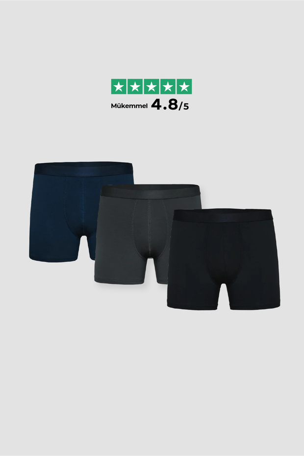 Ultramodal 3'lü Boxer - 1