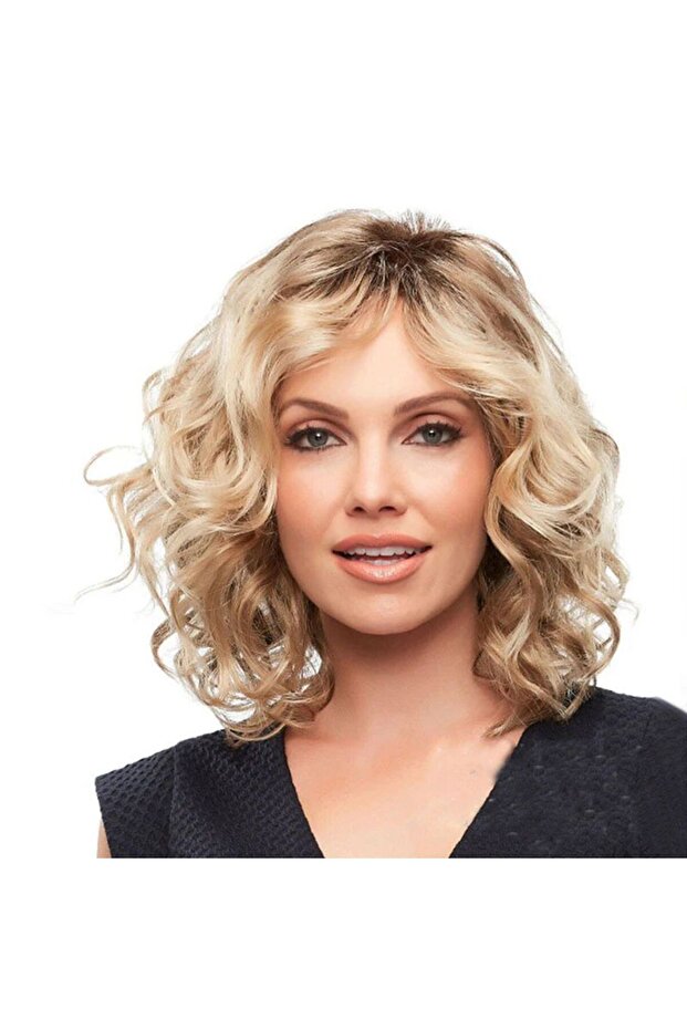 Short Curly Wig - Blonde Perm