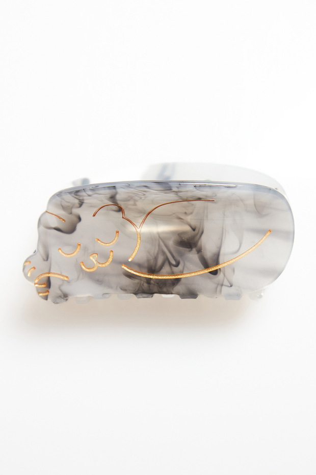 مشبك على شكل عظمة على شكل قطة - 4