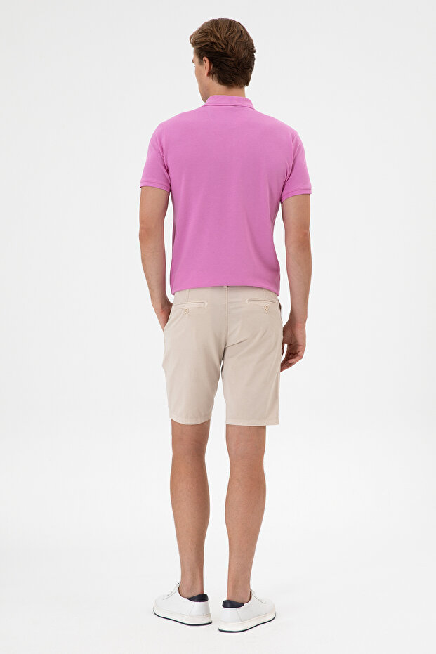 Erkek Taş Dokuma Şort 50299183-VR049 - 4