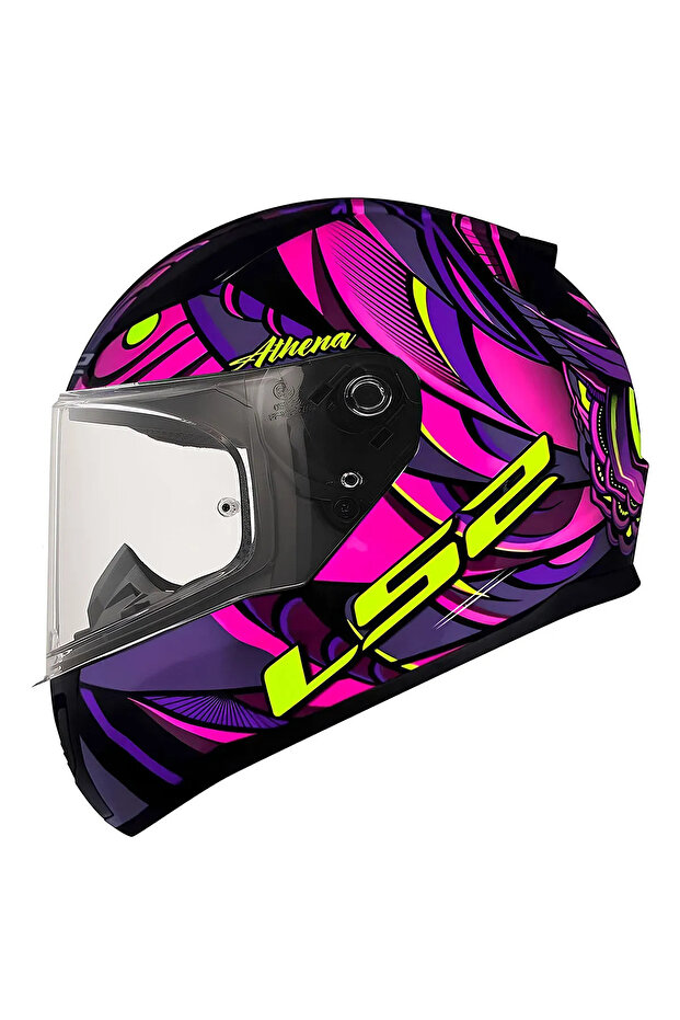 RAPID 2 ATHENA SİYAH-MOR KASK - 2