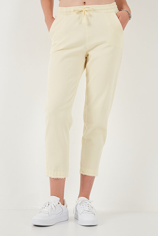 Pamuklu Normal Bel Regular Fit Düz Paça Pantolon PANTOLON 668YP42282S4 - 3