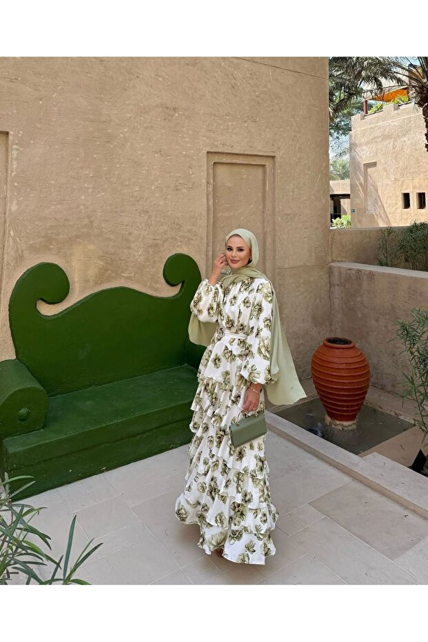 çiçekli elbise - 2