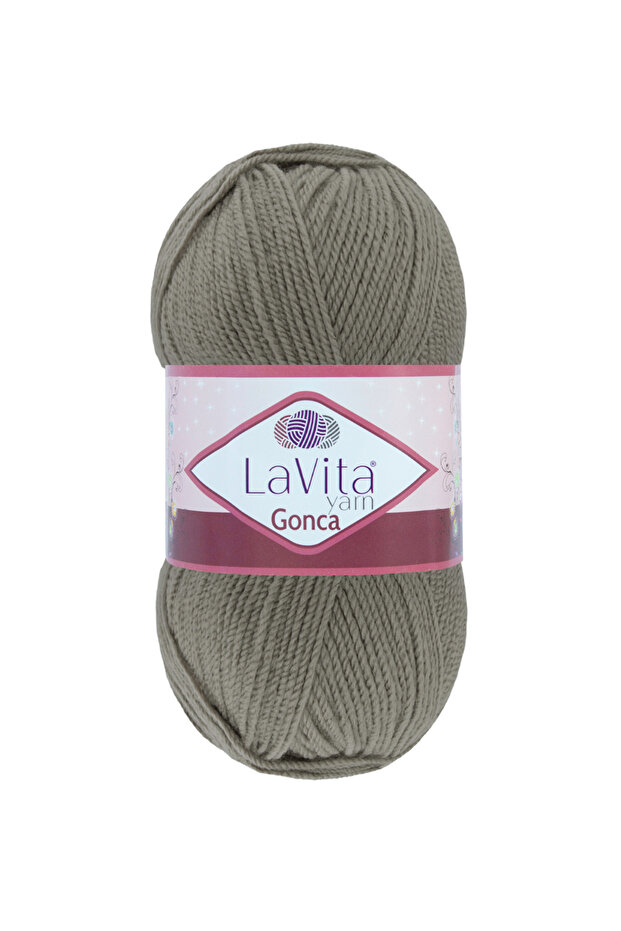 Gonca Hand Knitting Yarn 100% Acrylic 100Gr (6002 Smoke Gray)