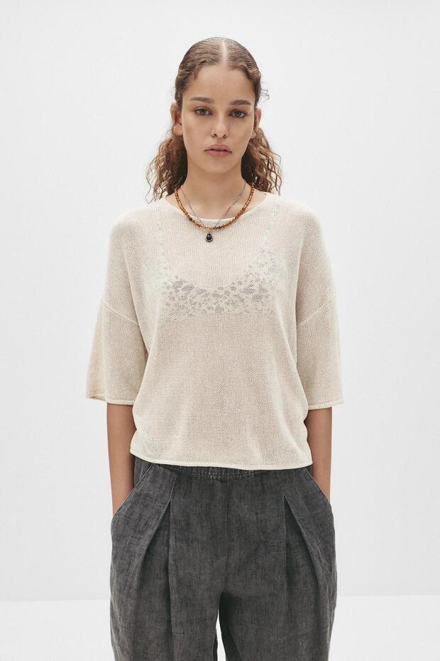 سترة بأكمام قصيرة - 1