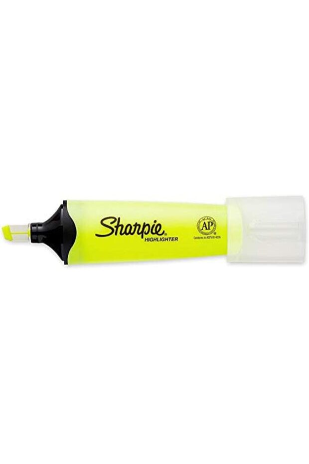 Clear View Chisel Tip Highlighters, Yellow - 4