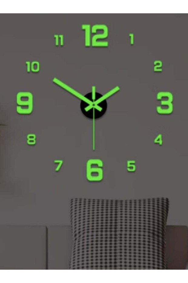 Hometaste Modern Frameless 3D Diy Wall Clock Kit - Enhance Your Living Space With Style And Functio