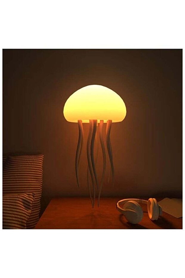 ELTRAZONE Floating Jellyfish Lamp Voice Control Jellyfish Table Lamp with Dancing Legs Jellyfish Ta - 1
