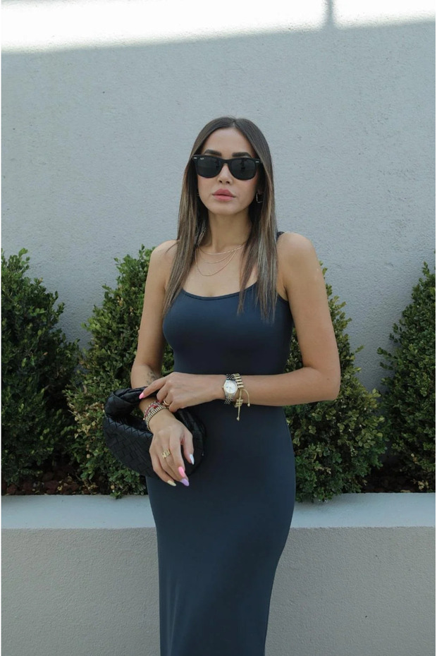 Kadın Uzun Askılı Elbise - 2