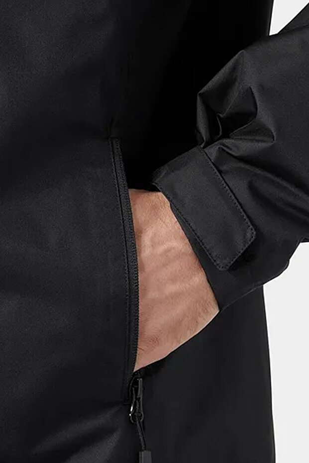 Erkek Crew Hooded Pile Mont - 7