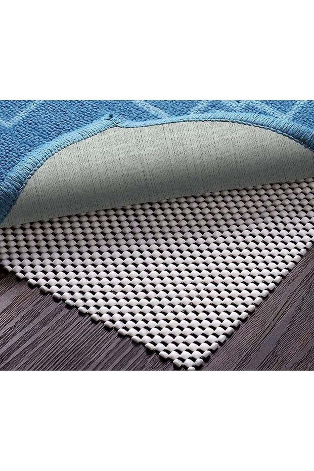 Non Slip Rug Pad Gripper Extra Thick for Hardwood Floors and Hard Surfaces Under Carpet Anti Skid M
