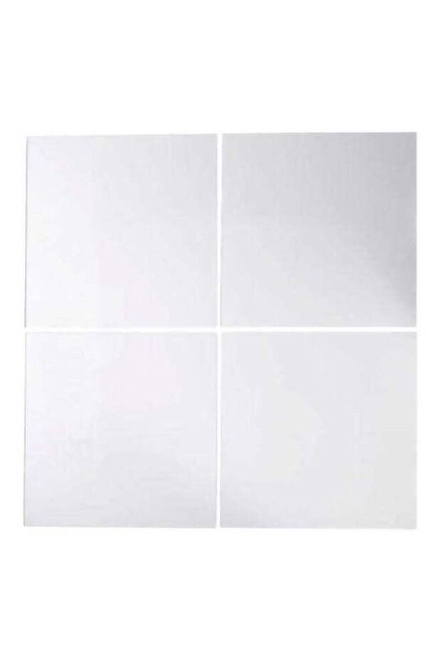 4-Piece Lots Mirror Set Clear 30x30cm