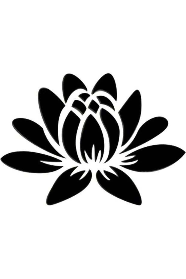 3D Acrylic Mirror Lotus Flower Wall Sticker Self Adhesive Removable Ecological For Home Bedroom Liv