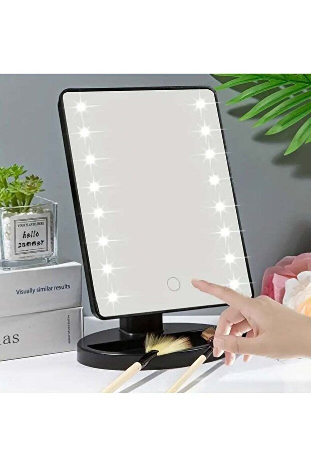 1 PC 16 LED USB Battery Dual Use Makeup Mirror Light Desktop Mirror Surface Rotatable Makeup Mirror