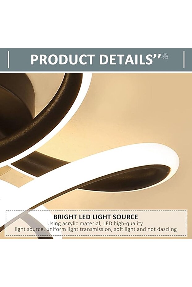 LED chandelier 3 functions white 27W 27 x 27 x 8 cm - 4