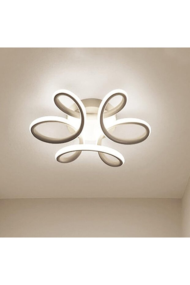 LED chandelier 3 functions white 27W 27 x 27 x 8 cm - 6