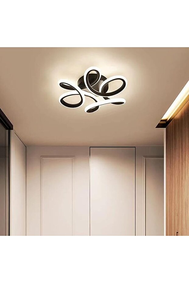LED chandelier 3 functions white 27W 27 x 27 x 8 cm - 1