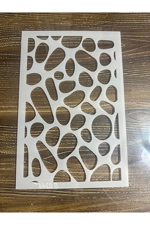 Taş Desenli Dekoratif Şablon – 30x20 cm - 2