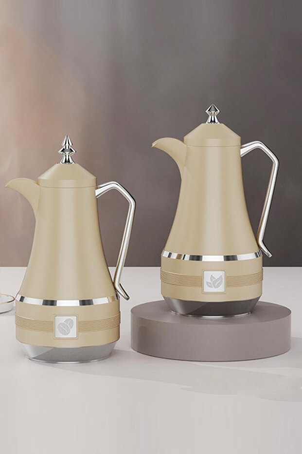 Dallah style tea and coffee thermos set