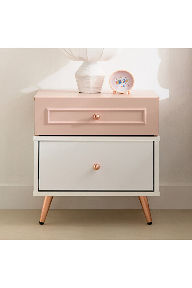 طاولة جانبية كارمين ذات درجين - 2