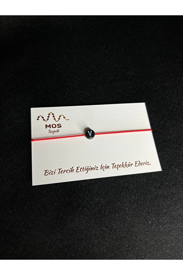 Letter V Adjustable Drawstring Luck Bracelet - 2