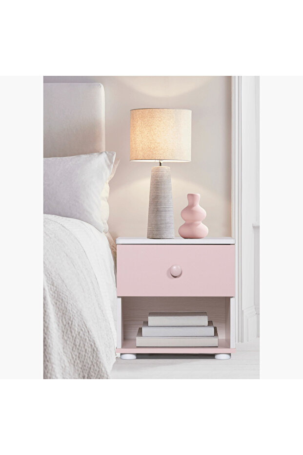 طاولة جانبية آنا ذات درج واحد - 1