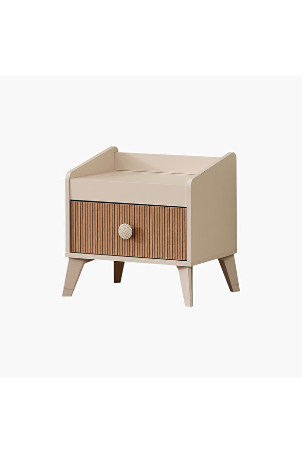 طاولة بجانب السرير كينغسلاي ذات درج واحد - 2