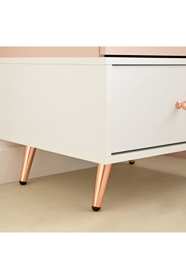 طاولة جانبية كارمين ذات درجين - 7