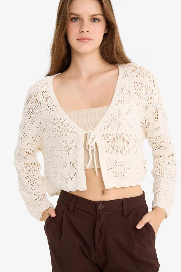 Regular Fit V Yaka Hırka G0284AX25AU - 3