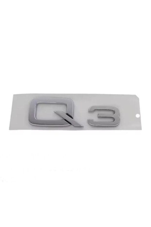 Έμβλημα πίσω Audi Q3 Chrome