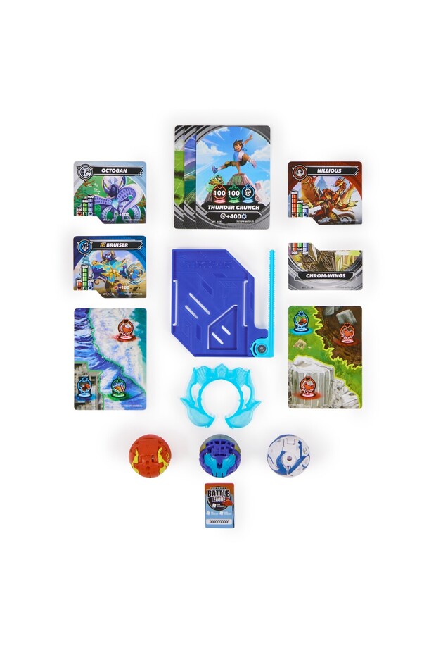 Starter Pack Bakugan: Bruiser, Octogan a Nillious - 2