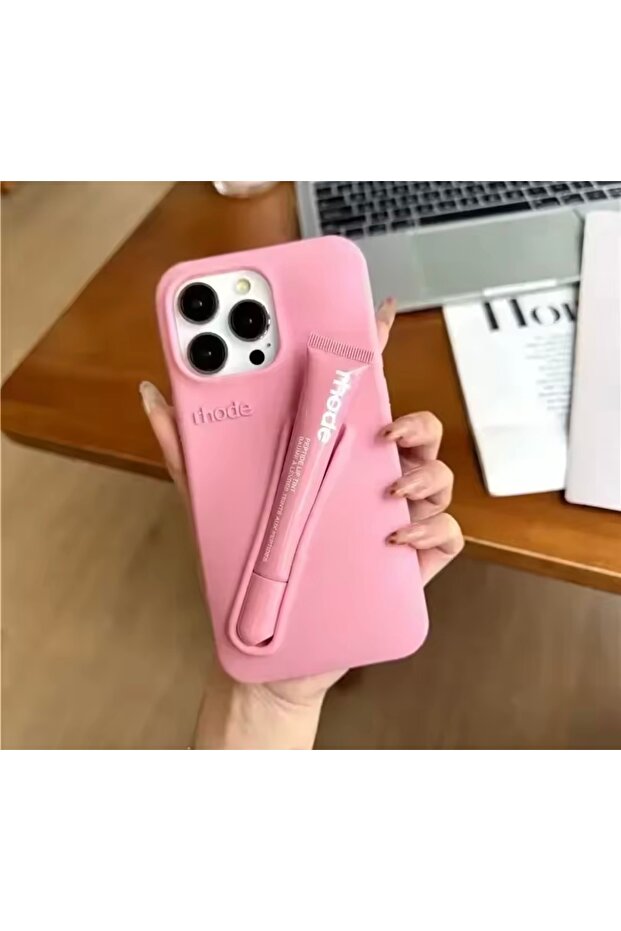 APPLE IPHONE 16 PRO MAX UYUMLU RHODE LİP CASE KILIF - 1