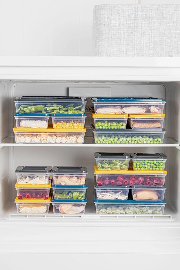 Microwave Compatible Storage Container Food Container Anthracite 1 X 2400ml - 3