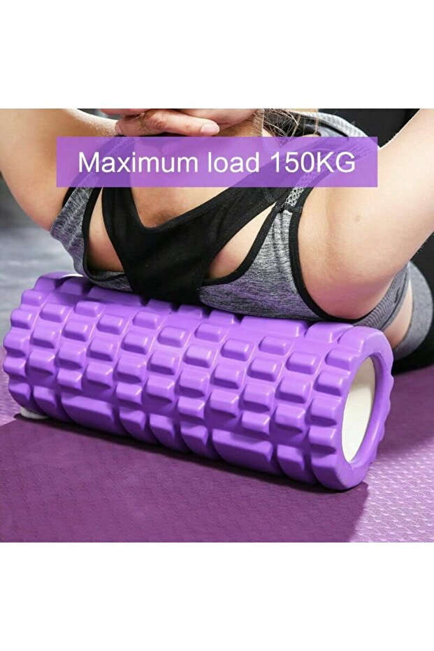 Foam Roller for Physical Therapy Exercises by AGD, Soft Medium Size with Trigger Point Massage Foam, - 3