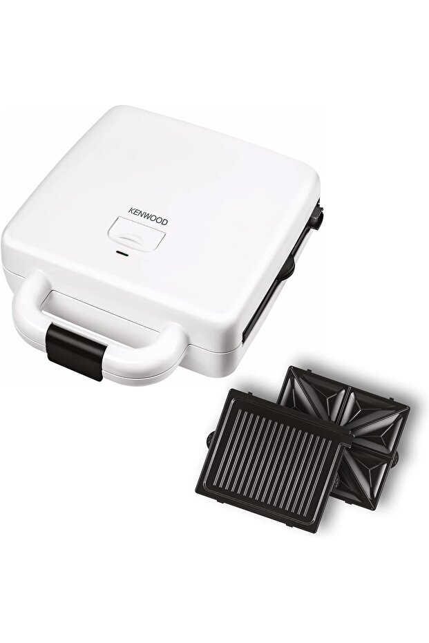 4 Slots 2-in-1 Sandwich Maker & Grill (180° Open Flat for Using as a Griddle) with 2 Sets o