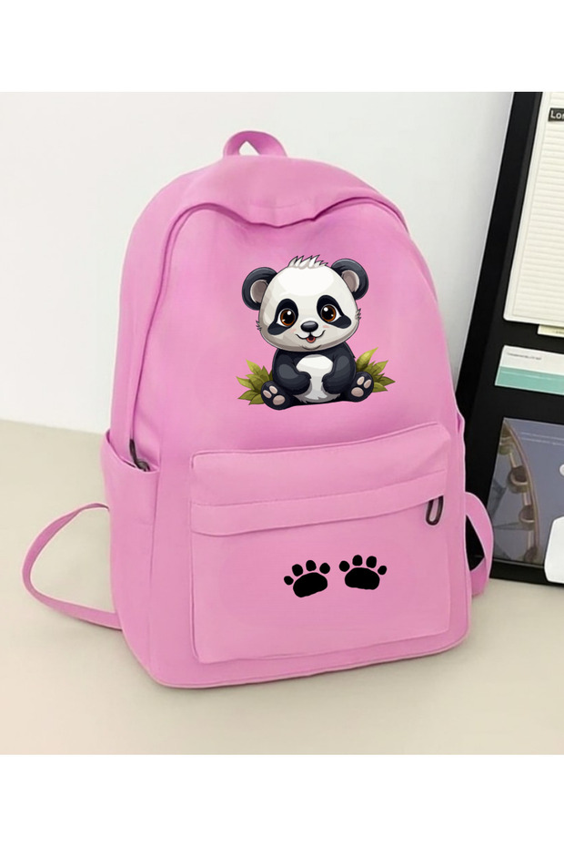 حقيبة ظهر مدرسية مطبوعة على شكل باندا، ديرشان، دورة - 1