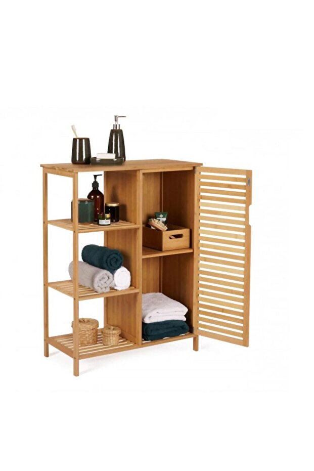 BAMBU RAFLI ÇOK AMAÇLI DOLAP - 2