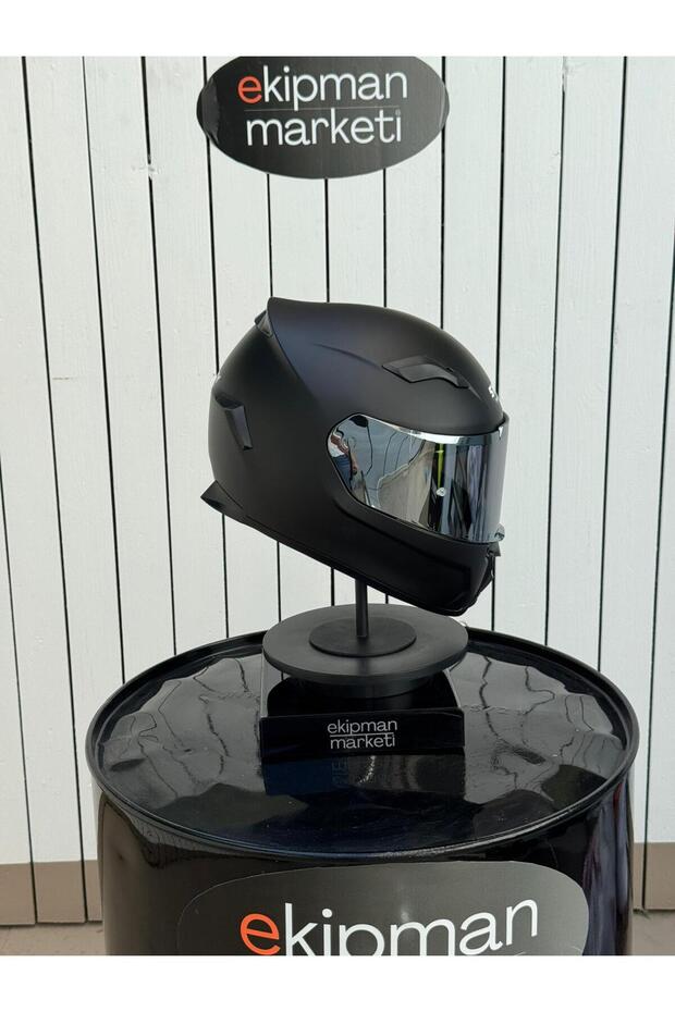 Matt Siyah Full Face Kask - 3