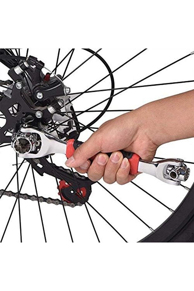 52-in-1 Tiger Wrench Tools Socket Works with Spline Bolts Torx 360 Degree 6-Point Univers - 4