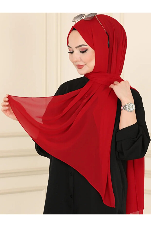 شال شيفون عادي